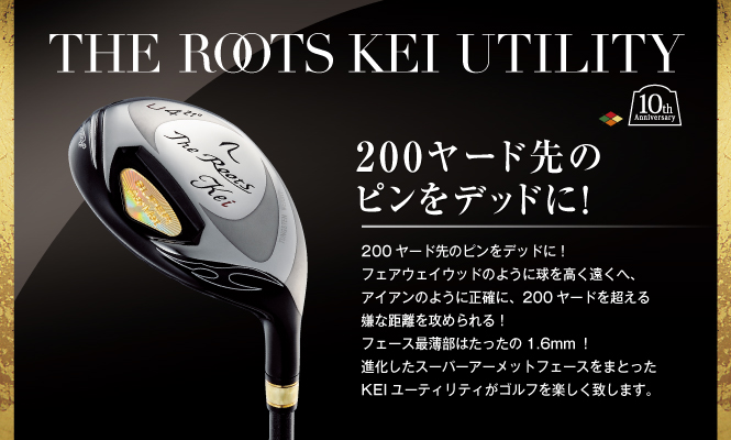 ルーツゴルフ ROOTSGOLF KEI アイアン 純正カーボン R